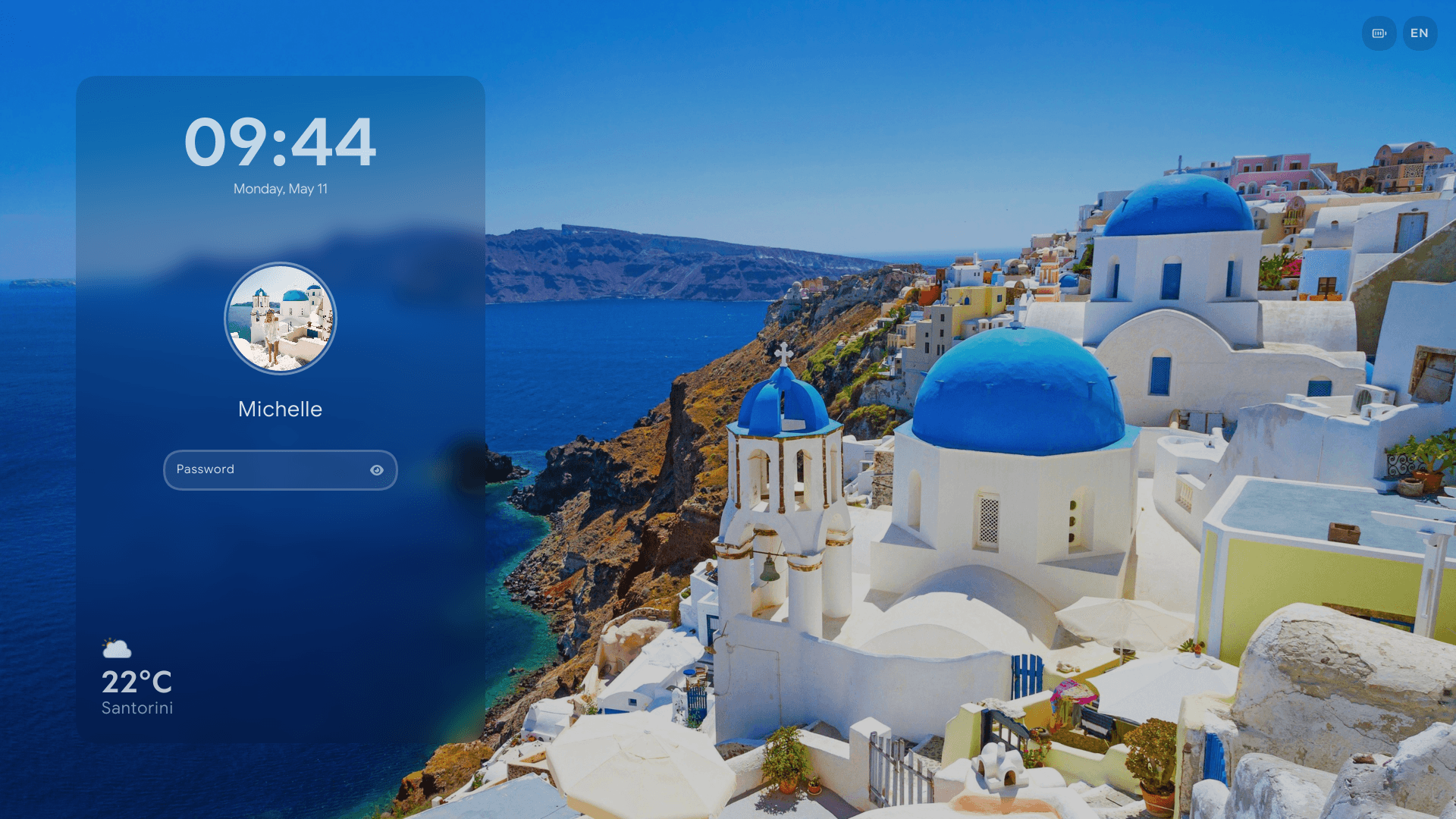 Santorini template